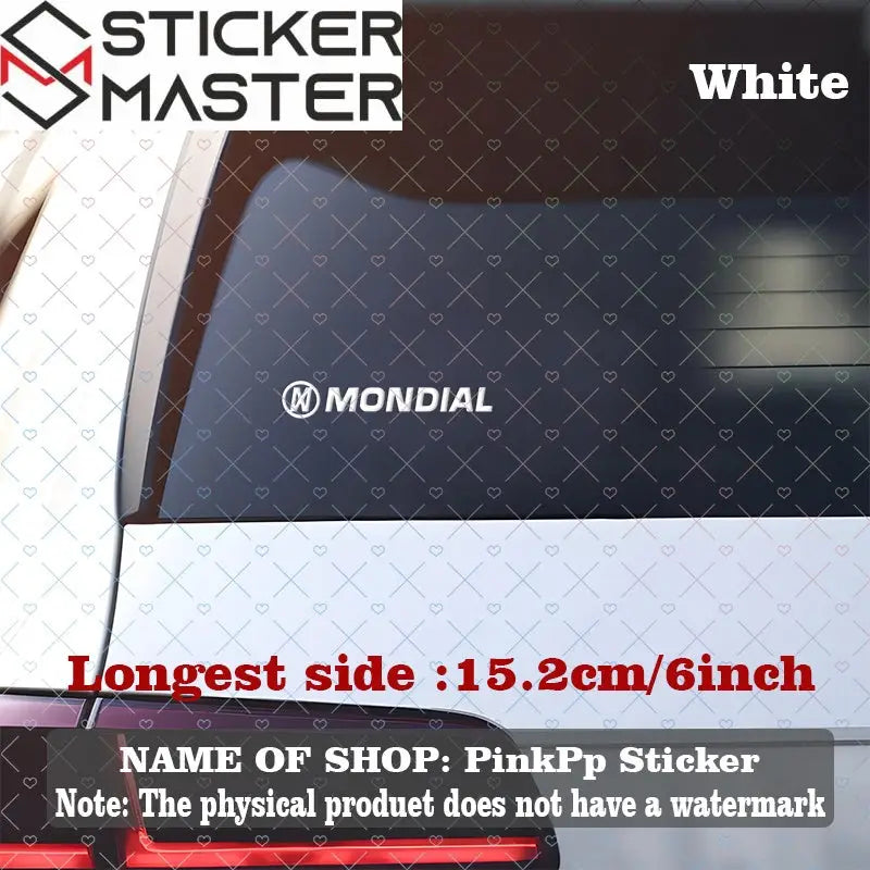 Mondial Logo Sticker Araba ve Motor Çıkartma Seti | Sticker Master 