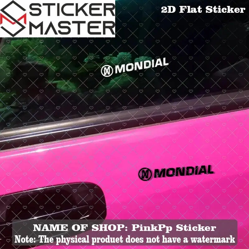 Mondial Logo Sticker Araba ve Motor Çıkartma Seti | Sticker Master