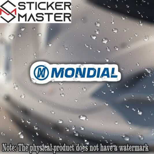 Mondial Mavi Logo Sticker Su Geçirmez Çıkartma Seti| Sticker Master