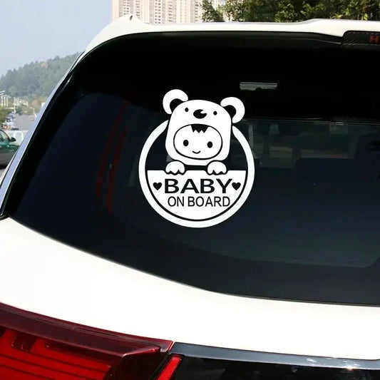 Sevimli Baby On Board Arabada Bebek Var Sticker 15 Cm|Sticker Master Sticker Master
