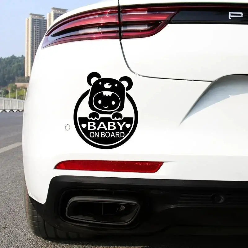 Sevimli Baby On Board Arabada Bebek Var Sticker 15 Cm|Sticker Master Sticker Master