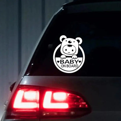 Sevimli Baby On Board Arabada Bebek Var Sticker 15 Cm|Sticker Master Sticker Master