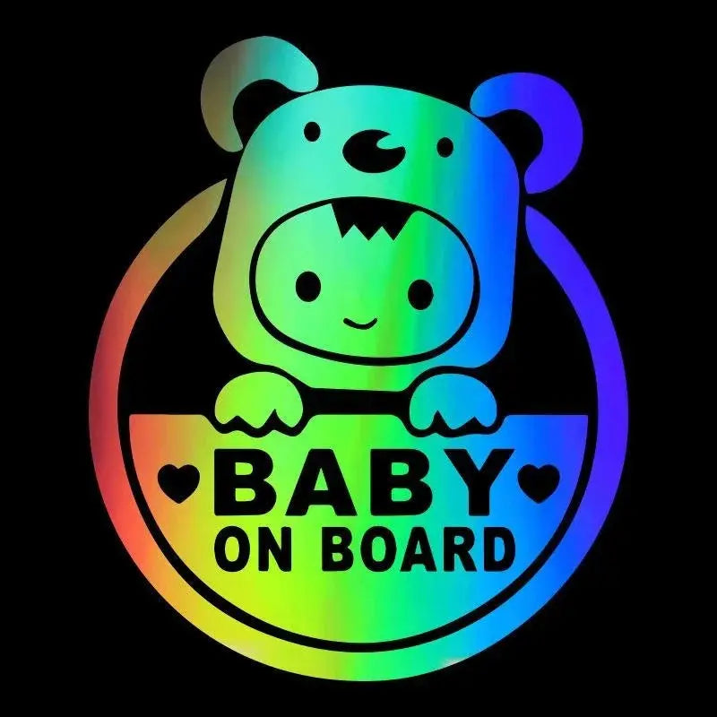 Sevimli Baby On Board Arabada Bebek Var Sticker 15 Cm|Sticker Master Sticker Master