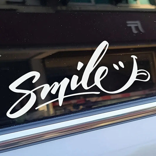 Smile Gülen Yüz Araba Stickerı Su Geçirmez - Sticker Master Sticker Master