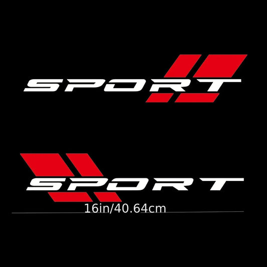 Sport Araba Sticker 2li Set 40.6cm Su Geçirmez | Sticker Master Sticker Master
