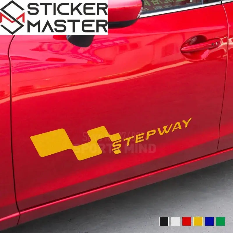 Stepway Sticker Seti Yan Kapı ve Kaput Yazısı | Sticker Master - Sticker Master