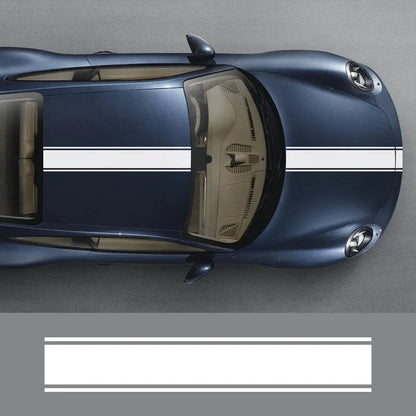 Sticker Master Evrensel Kaput Şerit Araba Sticker Set Oto Araç Çıkartma Etiket Sticker Master