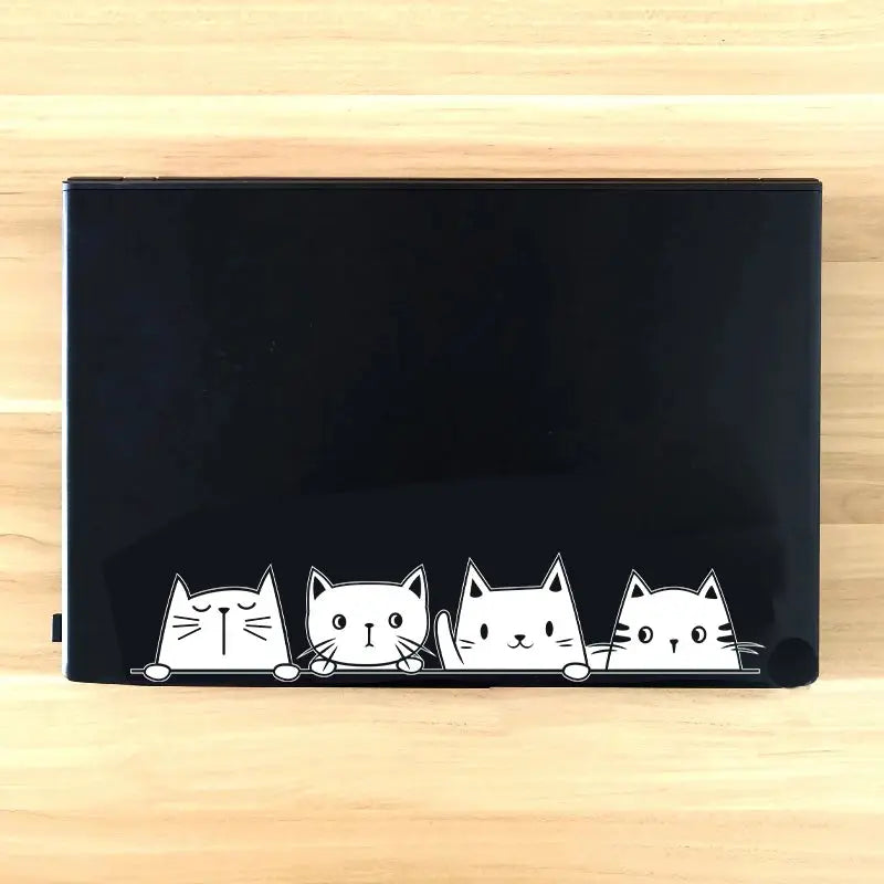 Sticker Master Gözetleyen Sevimli Kediler Araba Stickerı Sticker Master