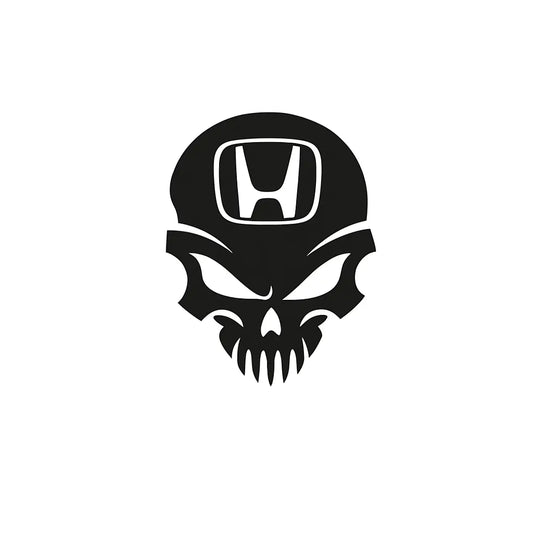 Sticker Master Honda Kafatası Sticker Oto Araç Çıkartma Etiket 20 Cm Sticker Master