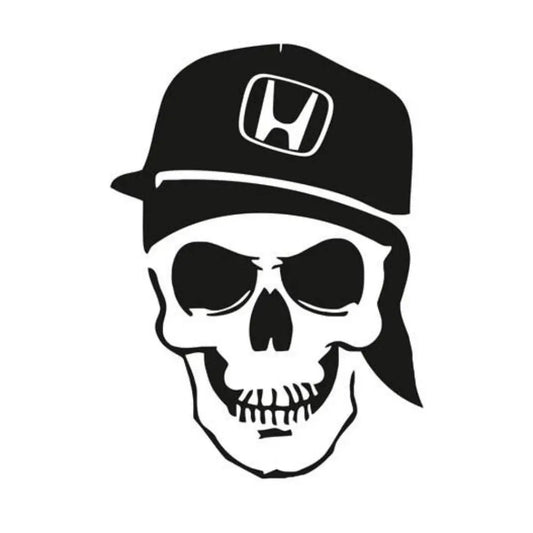 Sticker Master Honda Kurukafa Sticker Oto Araç Çıkartma Etiket 20 Cm Sticker Master