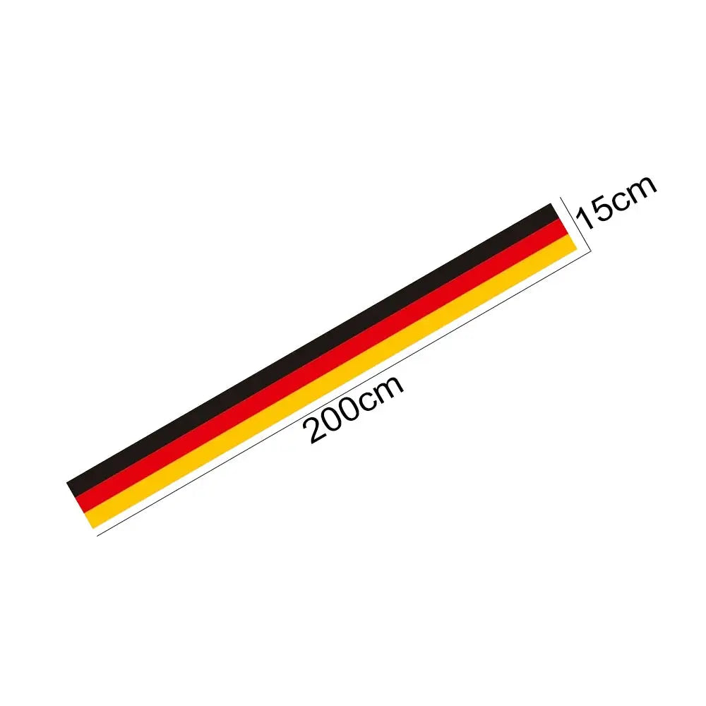 Sticker Master Ulusal Bayrak Şerit İtalya Almanya Fransa Sticker Set Oto Araç Çıkartma Etiket (Alfa Romeo Modelleri İçin Uygun) Sticker Master