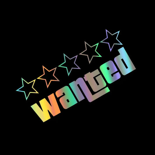 Sticker Master Wanted Araba Komik Çıkartmalar Oto Vinil Film GTA Çıkartmaları Araba Tampon Pencereleri Motosiklet Dizüstü Bilgisayar Duvarları Araba Aksesuar Sticker Master
