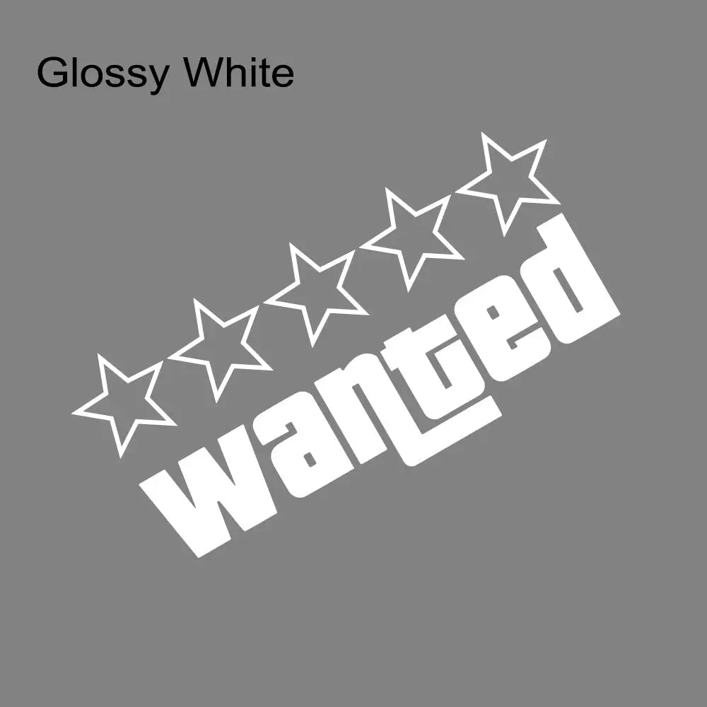 Sticker Master Wanted Araba Komik Çıkartmalar Oto Vinil Film GTA Çıkartmaları Araba Tampon Pencereleri Motosiklet Dizüstü Bilgisayar Duvarları Araba Aksesuar Sticker Master