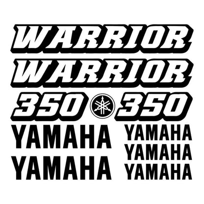 Sticker Master Yamaha 350 WARRIOR Sticker Set Motor Çıkartma Etiket Sticker Master