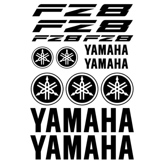 Sticker Master Yamaha FZ8 Uyumlu Komple Sticker Set Motor Çıkartma Etiket Sticker Master