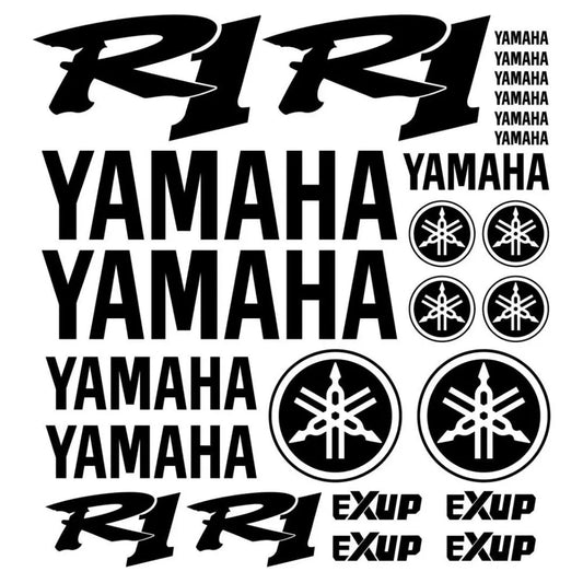 Sticker Master Yamaha R1 Sticker Set-2 Motor Çıkartma Etiket Sticker Master