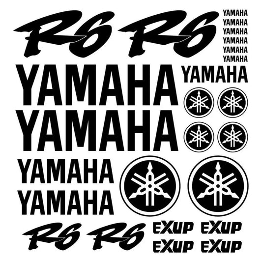 Sticker Master Yamaha R6 Sticker Set-2 Motor Çıkartma Etiket Sticker Master