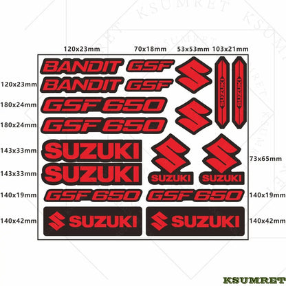 Suzuki GSF 650 Bandit Sticker Seti | Sticker Master Sticker Master