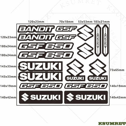 Suzuki GSF 650 Bandit Sticker Seti | Sticker Master Sticker Master