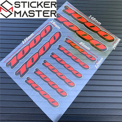 Suzuki GSXR Sticker Kuyruk Grenaj Hacim Seti | Sticker Master - Sticker Master