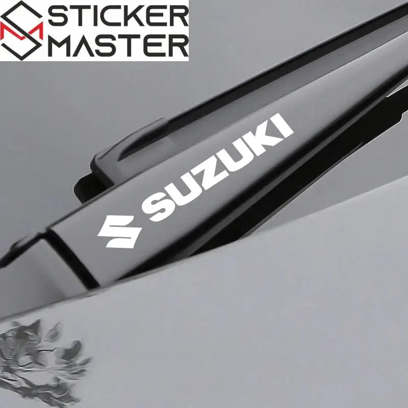 Suzuki Sticker Seti (4 Adet) | Kapı Kolu, Ayna ve Jant Logosu Sticker Master