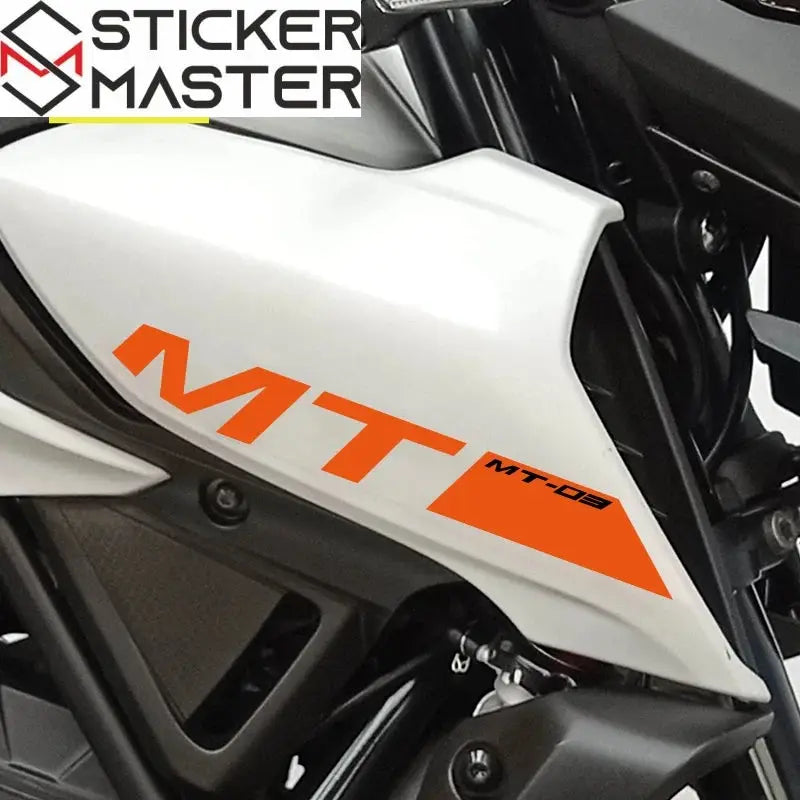 Yamaha MT-03 Sticker Hava Girişi Logo Seti | Sticker Master - Sticker Master