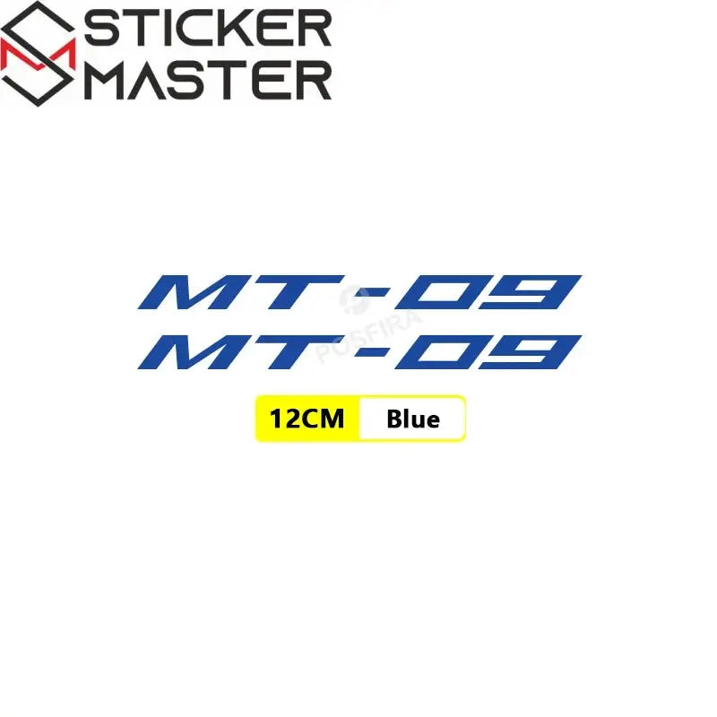Yamaha MT-09 Sticker | 2014-2025 Tüm Kasalar İçin Jant ve Grenaj Yazısı (Çift) Sticker Master