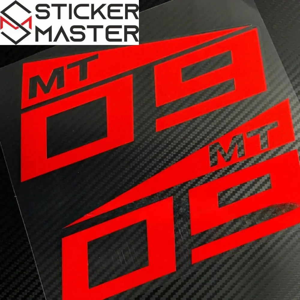 Yamaha MT Sticker Seti | MT-07, MT-09, MT-25 ve MT-03 İçin Depo Logosu (Çift) Sticker Master