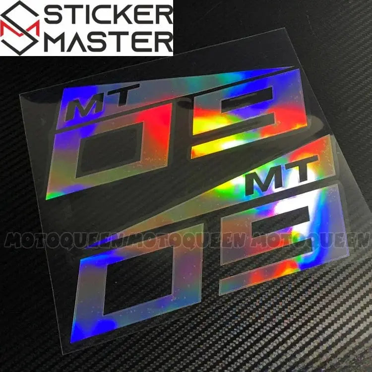Yamaha MT Sticker Seti | MT-07, MT-09, MT-25 ve MT-03 İçin Depo Logosu (Çift) Sticker Master