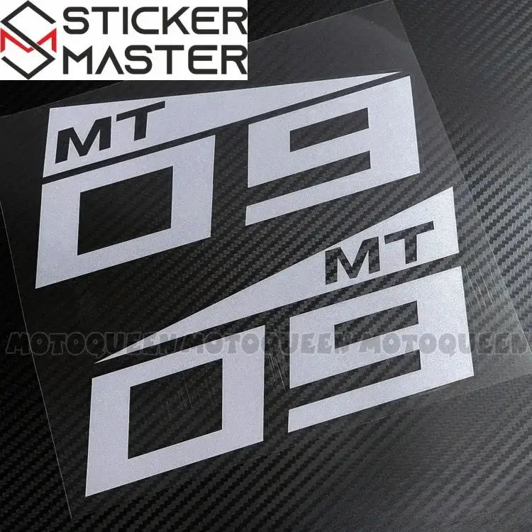 Yamaha MT Sticker Seti | MT-07, MT-09, MT-25 ve MT-03 İçin Depo Logosu (Çift) Sticker Master