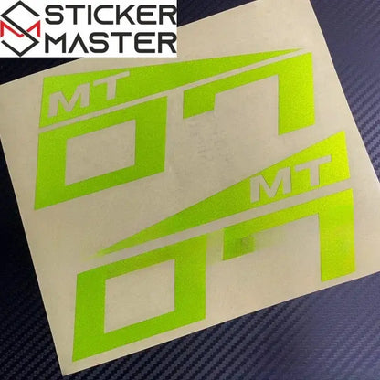 Yamaha MT Sticker Seti | MT-07, MT-09, MT-25 ve MT-03 İçin Depo Logosu (Çift) Sticker Master