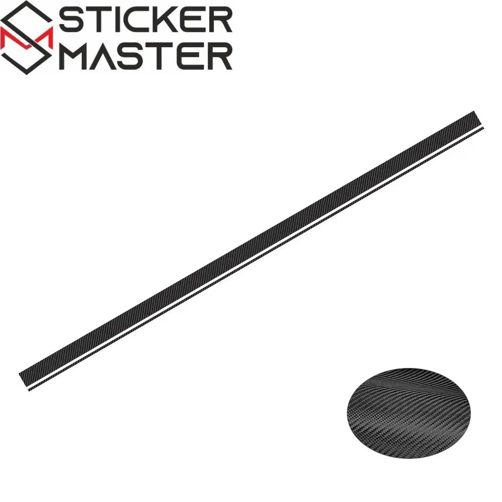 Sticker Master Evrensel Uzun Yarış Şerit Sticker Seti (Kaput, Tavan, Bagaj) - Sticker Master