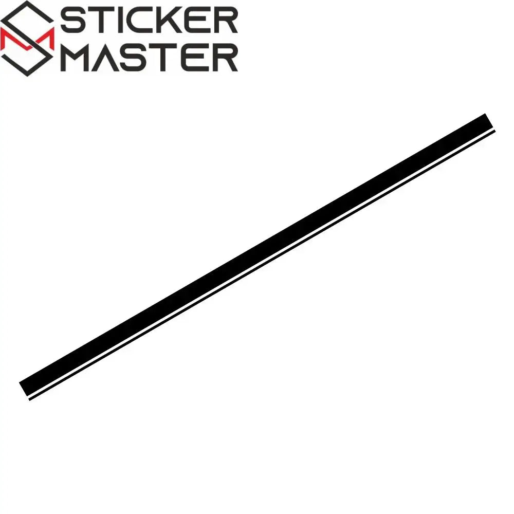 Sticker Master Evrensel Uzun Yarış Şerit Sticker Seti (Kaput, Tavan, Bagaj) - Sticker Master